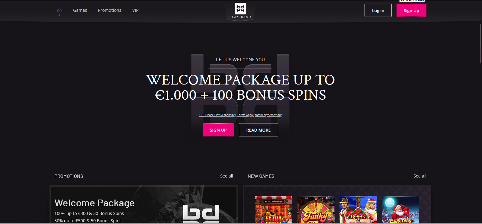 Playgrand casino site