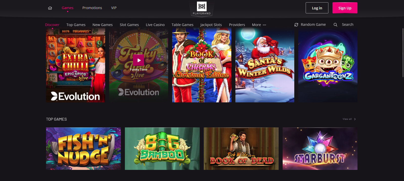 Playgrand casino slot games