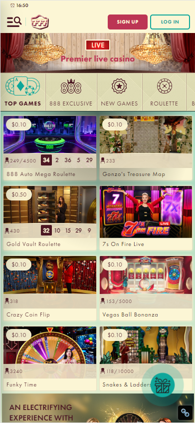 777 live casino mobile gaming