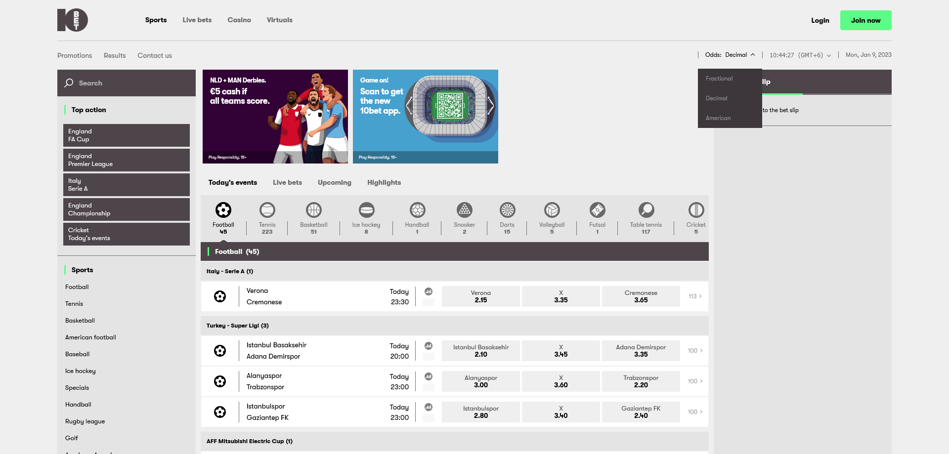 10bet screenshot 1