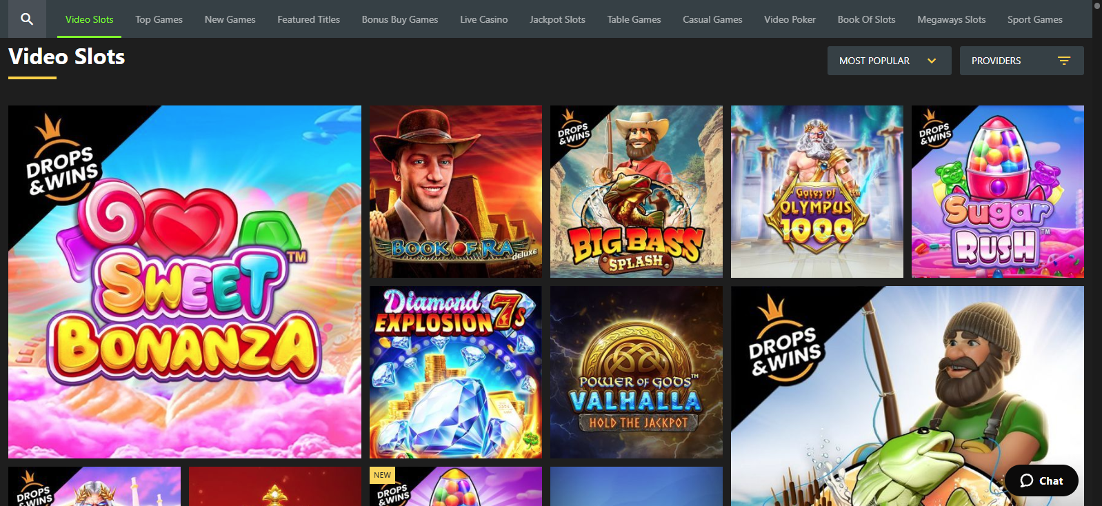 Weltbet Casino games