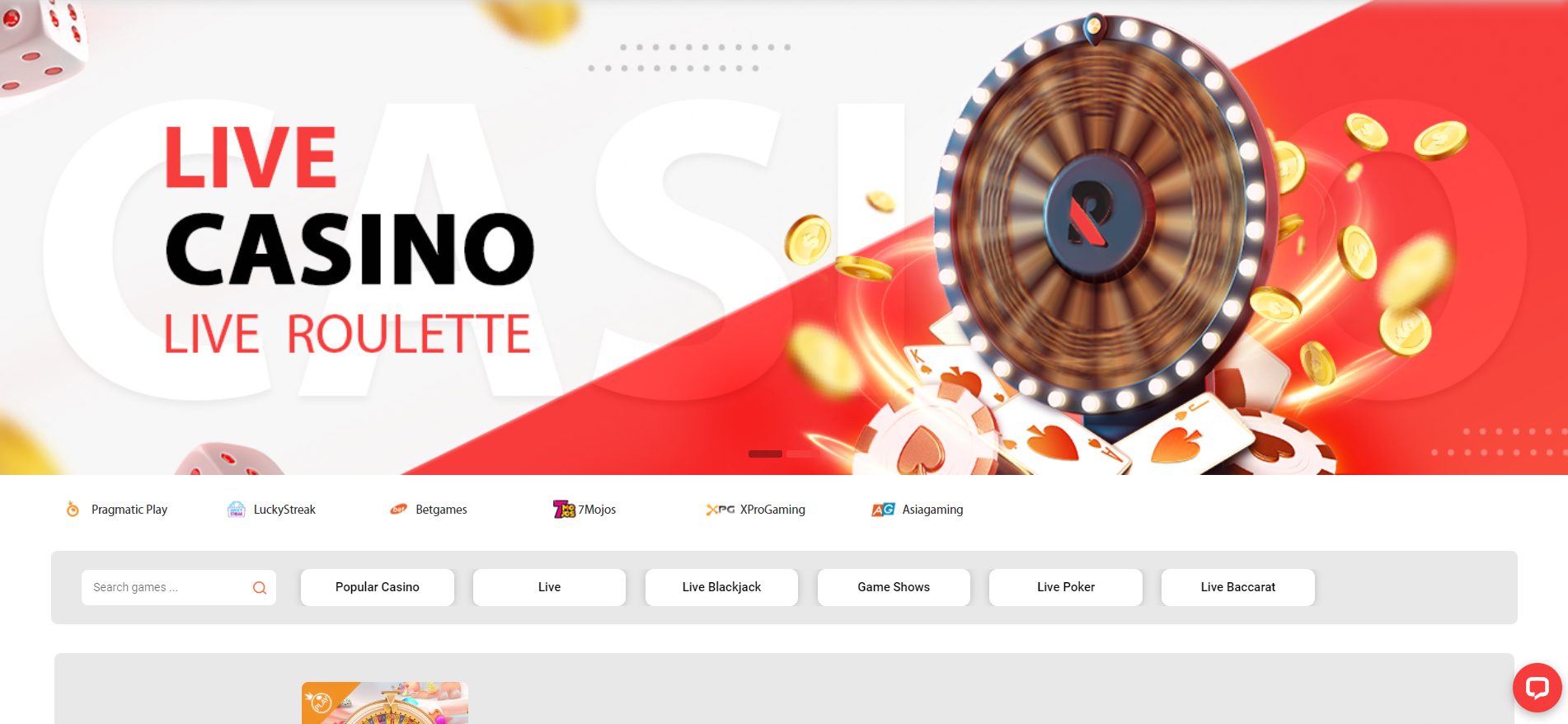 Rolletto Live Casino