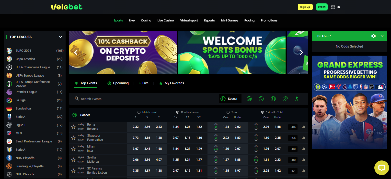Velobet Casino Sportsbok
