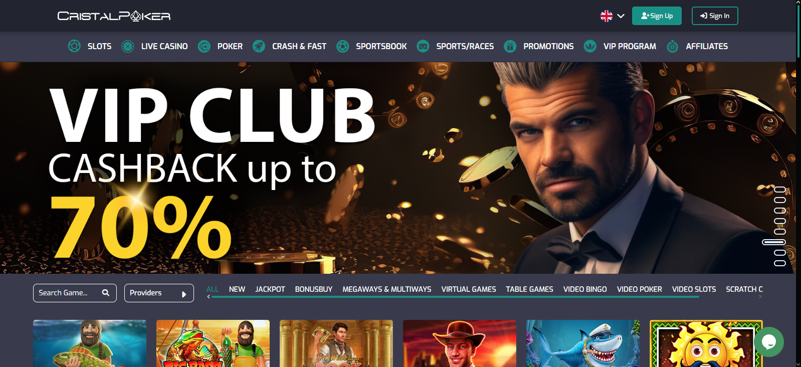 Cristal Poker casino online site
